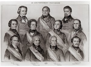 El Gobierno Provisional de 1848 de French School